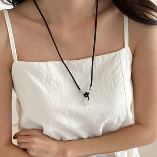 Amekaji Vintage Gemstone Knot Necklace Collection