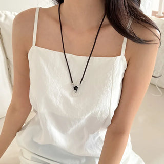 Amekaji Vintage Gemstone Knot Necklace Collection