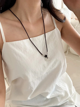 Amekaji Vintage Gemstone Knot Necklace Collection