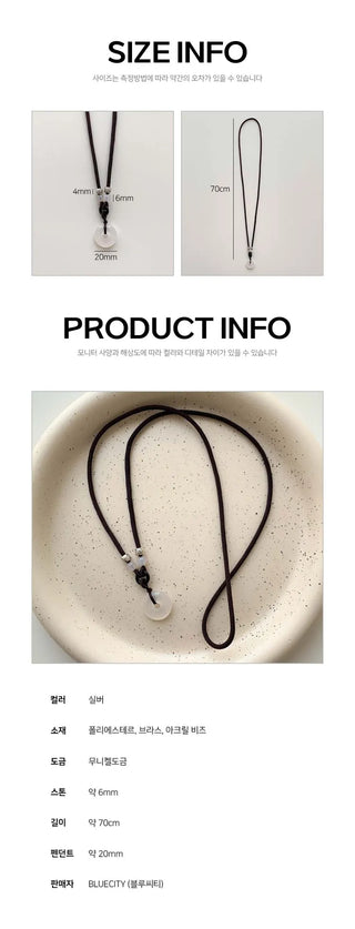 Amekaji Vintage Gemstone Knot Necklace Collection