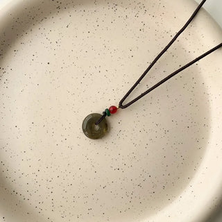 Amekaji Vintage Gemstone Knot Necklace Collection