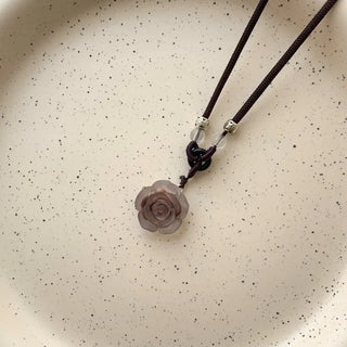 Amekaji Vintage Gemstone Knot Necklace Collection