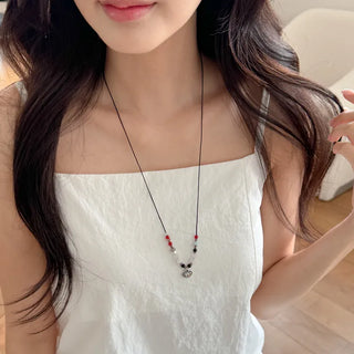 Amekaji Vintage Gemstone Knot Necklace Collection