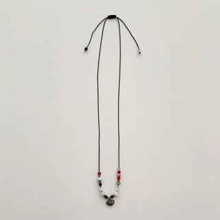 Amekaji Vintage Gemstone Knot Necklace Collection