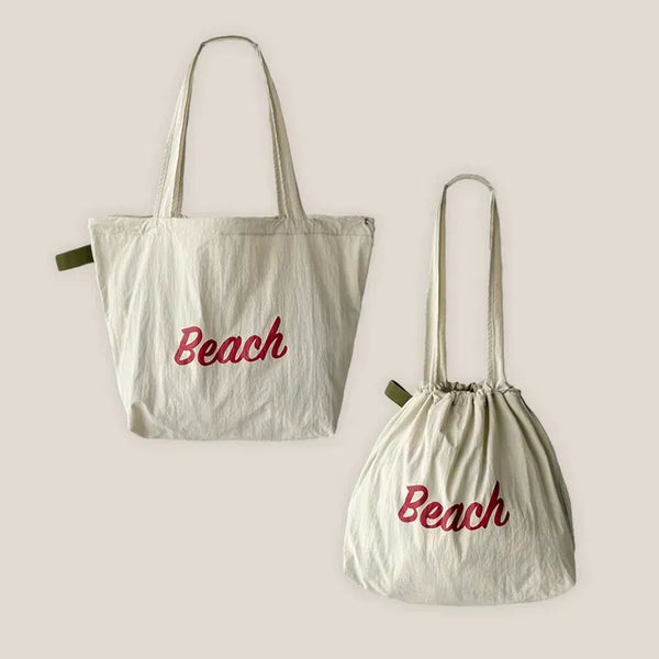 Beach String Crinkle Two-Way Anorak Poolside Suitcase
