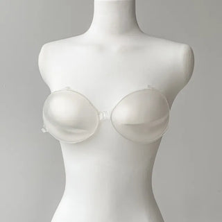 Transparent Volume-Up Clear Swimsuit Nude Bra 2 Types