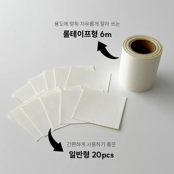 Ultra-slim Transparent Anti-sweat Underarm Patch Stickers 2 Types
