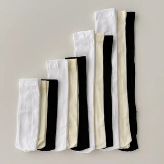 Baily Stretchy Leg-Shaping Knee Socks Transitional Season Half Stocking Socks