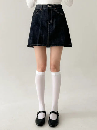Baily Stretchy Leg-Shaping Knee Socks Transitional Season Half Stocking Socks