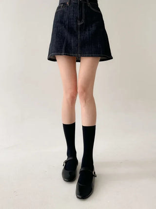 Baily Stretchy Leg-Shaping Knee Socks Transitional Season Half Stocking Socks