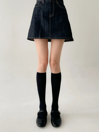 Baily Stretchy Leg-Shaping Knee Socks Transitional Season Half Stocking Socks