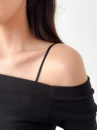 Krabs Sturdy Slim Color Off-Shoulder Bra Straps