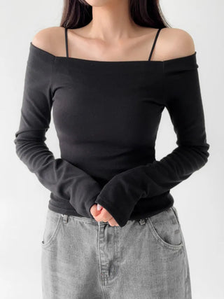 Krabs Sturdy Slim Color Off-Shoulder Bra Straps