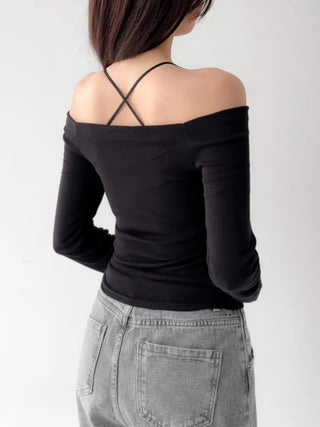 Krabs Sturdy Slim Color Off-Shoulder Bra Straps