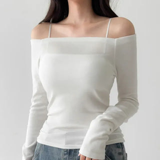 Krabs Sturdy Slim Color Off-Shoulder Bra Straps