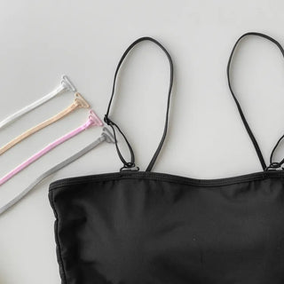 Krabs Sturdy Slim Color Off-Shoulder Bra Straps
