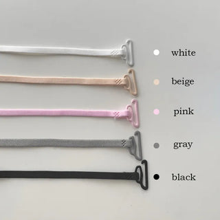 Krabs Sturdy Slim Color Off-Shoulder Bra Straps