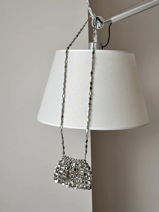 Metal Stone Silver Summer Crossbody Shoulder Bag 2 Types