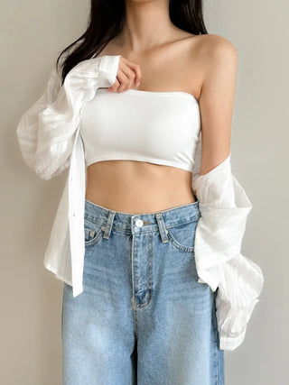 Collection of Non-Slip Tank Tops, Off-Shoulder Bra Tops, and Seamless Bralettes