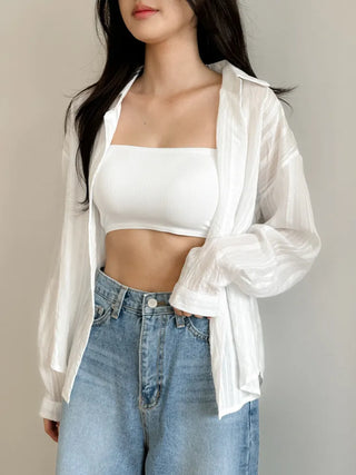 Collection of Non-Slip Tank Tops, Off-Shoulder Bra Tops, and Seamless Bralettes