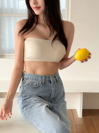 Collection of Non-Slip Tank Tops, Off-Shoulder Bra Tops, and Seamless Bralettes