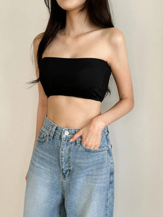 Collection of Non-Slip Tank Tops, Off-Shoulder Bra Tops, and Seamless Bralettes