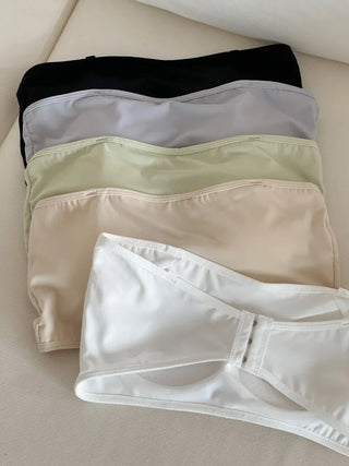 Collection of Non-Slip Tank Tops, Off-Shoulder Bra Tops, and Seamless Bralettes