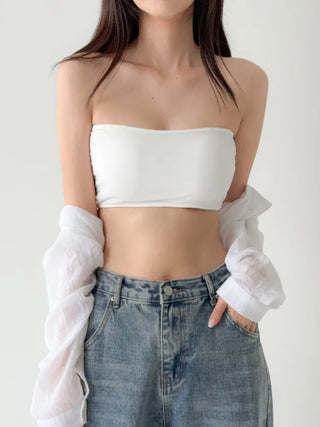 Collection of Non-Slip Tank Tops, Off-Shoulder Bra Tops, and Seamless Bralettes