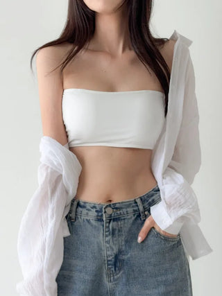 Collection of Non-Slip Tank Tops, Off-Shoulder Bra Tops, and Seamless Bralettes