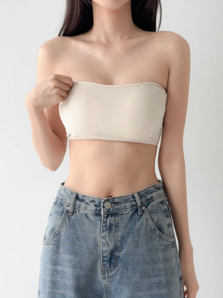Collection of Non-Slip Tank Tops, Off-Shoulder Bra Tops, and Seamless Bralettes