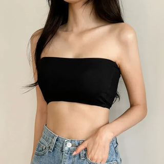 Collection of Non-Slip Tank Tops, Off-Shoulder Bra Tops, and Seamless Bralettes