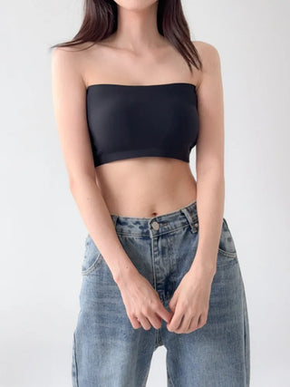 Collection of Non-Slip Tank Tops, Off-Shoulder Bra Tops, and Seamless Bralettes