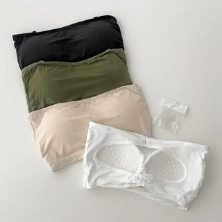 Collection of Non-Slip Tank Tops, Off-Shoulder Bra Tops, and Seamless Bralettes