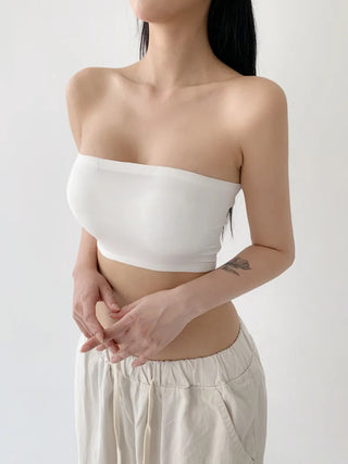 Collection of Non-Slip Tank Tops, Off-Shoulder Bra Tops, and Seamless Bralettes