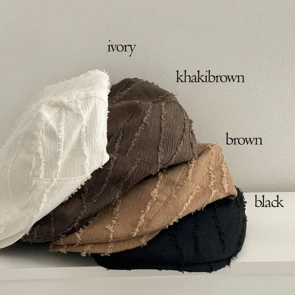Fuzzy Line Boy Cap Hunting Cap Hat