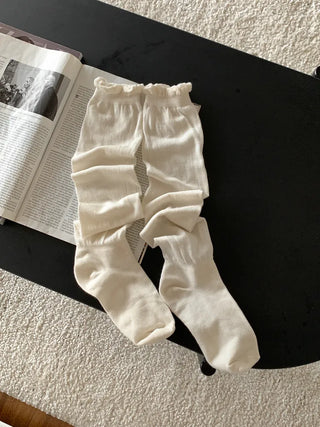 Wavy Long See-through Loose Knee Sock Warmer Long Socks
