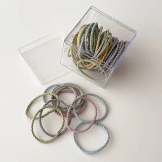 Assortment of 10 Mixed Colors Strong Hair Ties