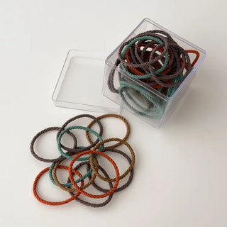 Assortment of 10 Mixed Colors Strong Hair Ties