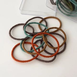 Assortment of 10 Mixed Colors Strong Hair Ties