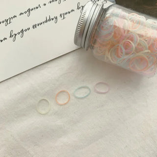 Assortment of 10 Mixed Colors Strong Hair Ties