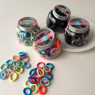 Assortment of 10 Mixed Colors Strong Hair Ties
