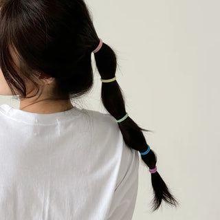 Assortment of 10 Mixed Colors Strong Hair Ties