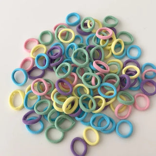 Assortment of 10 Mixed Colors Strong Hair Ties
