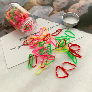Assortment of 10 Mixed Colors Strong Hair Ties