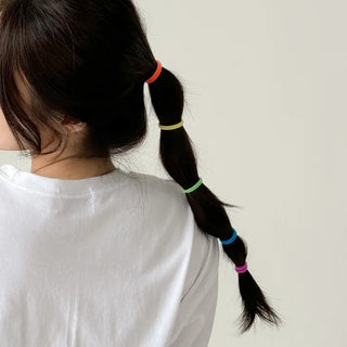 Assortment of 10 Mixed Colors Strong Hair Ties