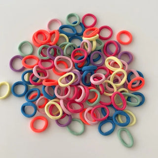 Assortment of 10 Mixed Colors Strong Hair Ties