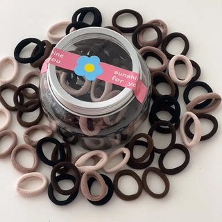 Assortment of 10 Mixed Colors Strong Hair Ties