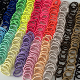 Assortment of 10 Mixed Colors Strong Hair Ties
