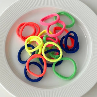 Assortment of 10 Mixed Colors Strong Hair Ties