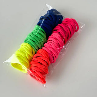 Assortment of 10 Mixed Colors Strong Hair Ties